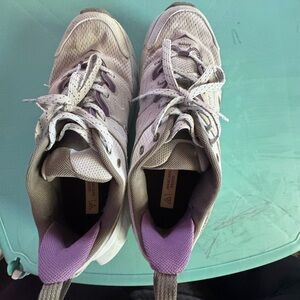 Hoka Gray and Black Trail Shoes